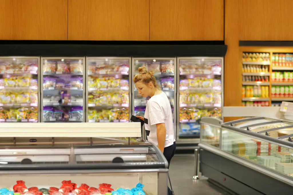Supermarkt-Ausstattung Kühlkonzept Supermarkt